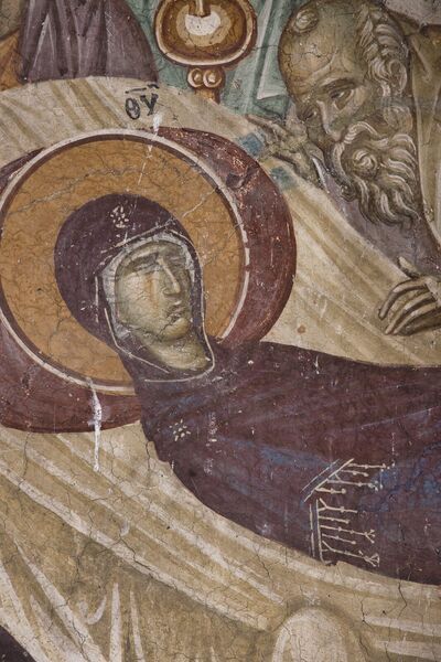 Dormition of the Virgin Mary, detail