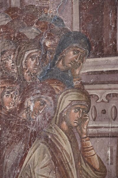 Dormition of the Virgin Mary, detail