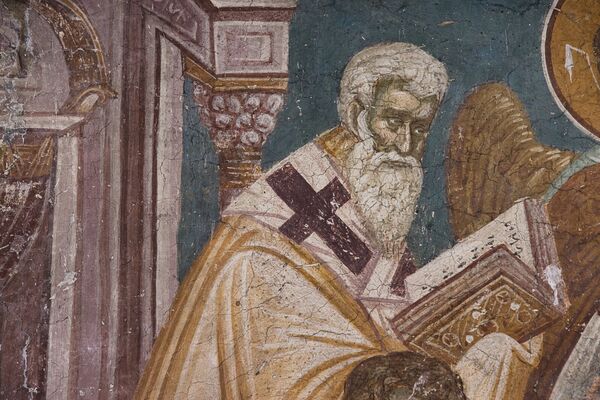 Dormition of the Virgin Mary, detail