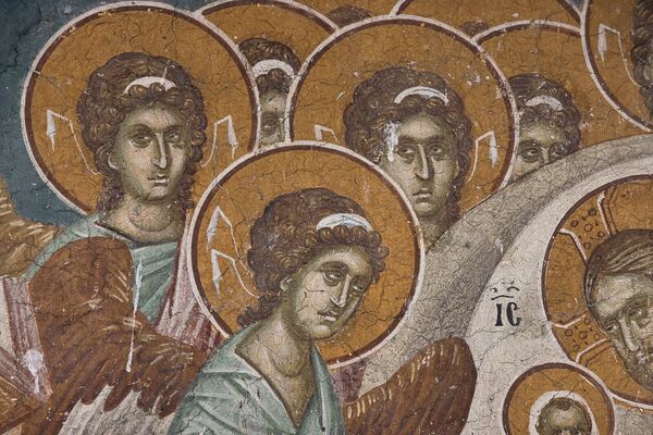 Dormition of the Virgin Mary, detail