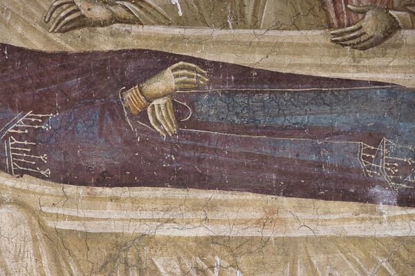 Dormition of the Virgin Mary, detail