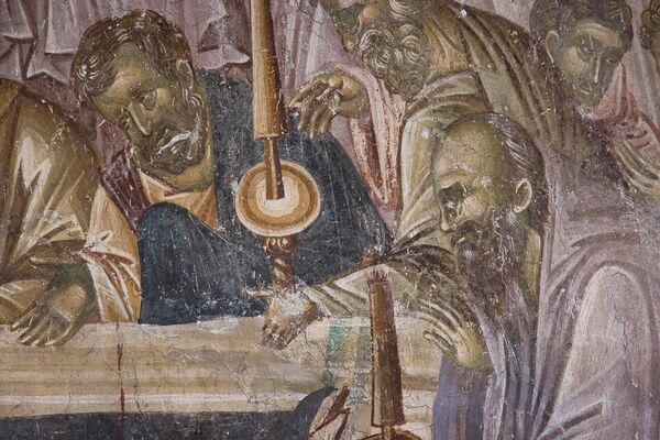 Dormition of the Virgin Mary, detail