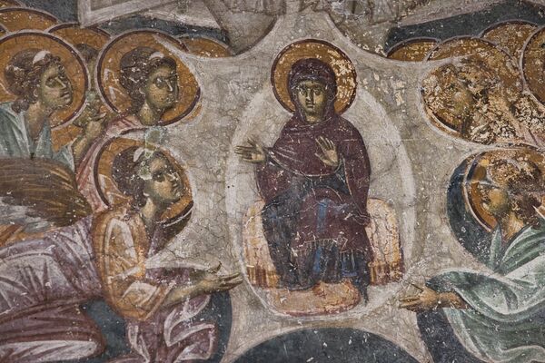 Dormition of the Virgin Mary, detail