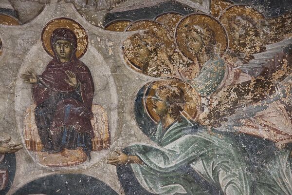 Dormition of the Virgin Mary, detail