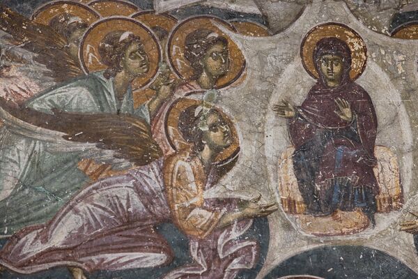 Dormition of the Virgin Mary, detail