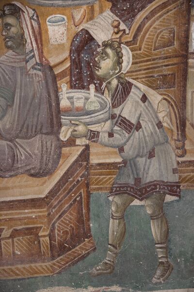 Wedding at Cana, detail