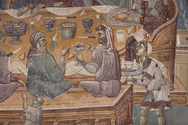 Wedding at Cana, detail