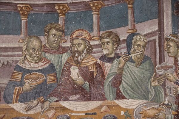Wedding at Cana, detail