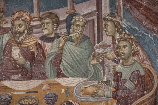 Wedding at Cana, detail