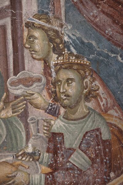 Wedding at Cana, detail