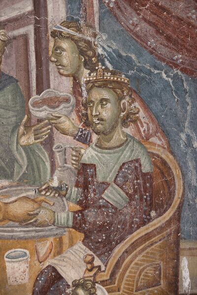 Wedding at Cana, detail