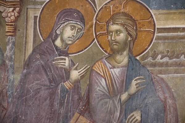 Wedding at Cana, detail