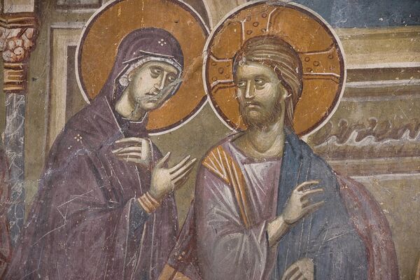 Wedding at Cana, detail