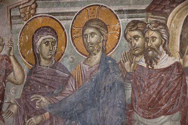 Wedding at Cana, detail