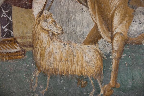Christ expels the merchants from the Temple, detail