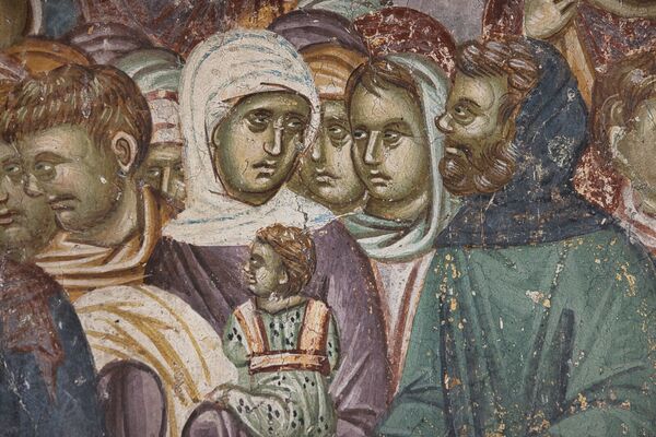 Christ expels the merchants from the Temple, detail