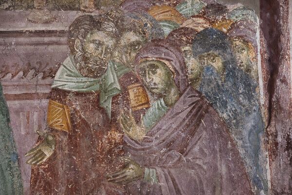 Dormition of the Virgin Mary, detail