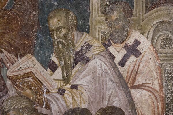 Dormition of the Virgin Mary, detail