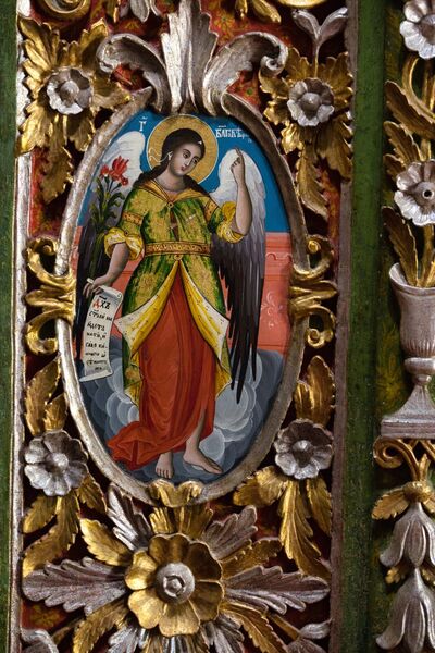 Annunciation, detail