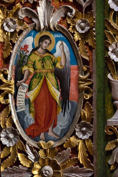 Annunciation, detail
