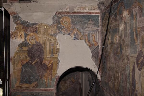 Annunciation, detail