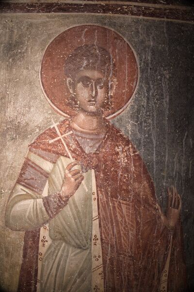 St. Procopius, detail