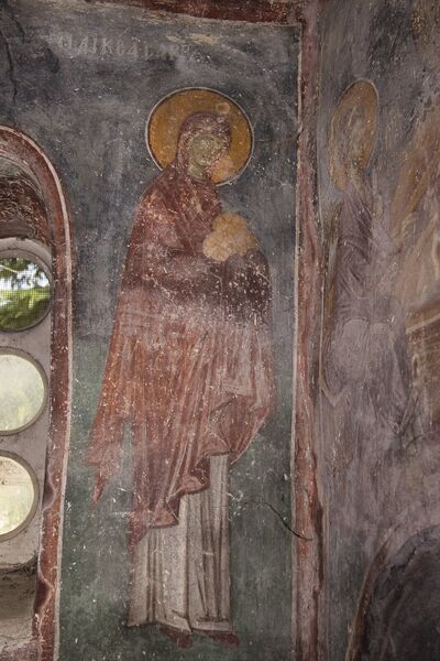 Abraham's Hospitality, detail