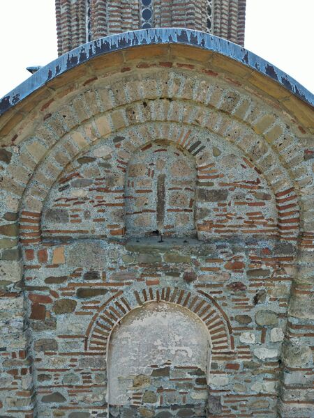 Detail of the west facade