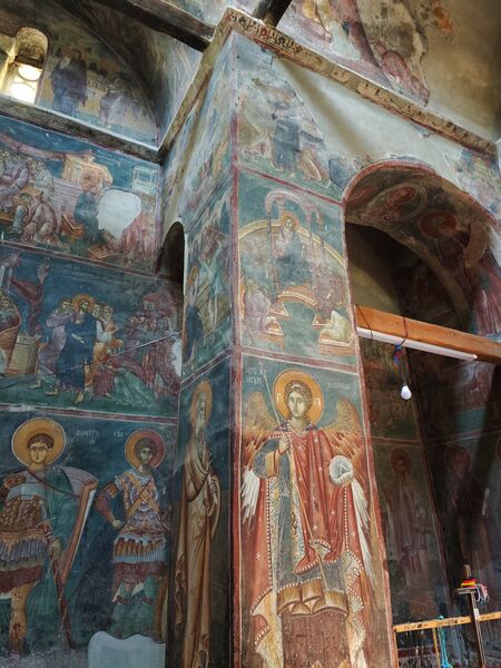 Painting of the southern part of the nave