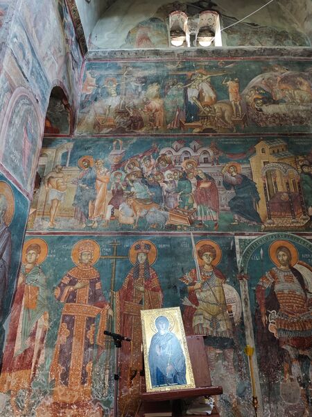 Northeastern part of the nave