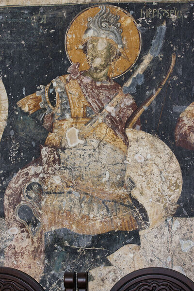 Св. Меркурије, детаљ