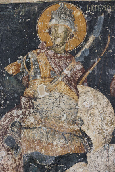 Св. Меркурије, детаљ