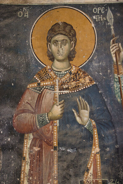 Св. Орест, детаљ