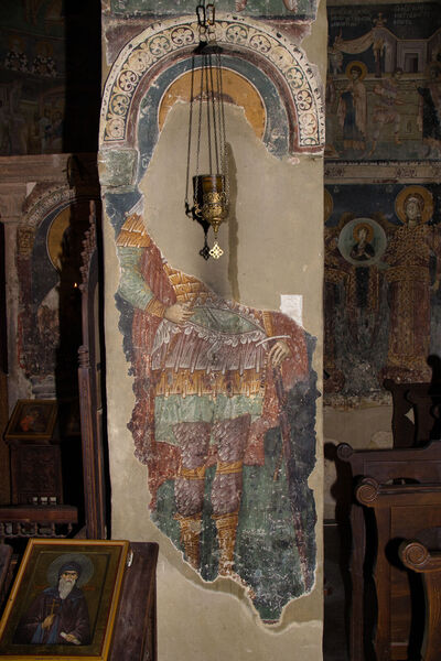 Св. Ђорђе, фреско- икона