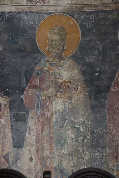 Св. Авксентије, детаљ