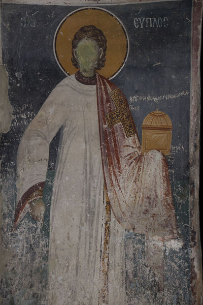 Св. ђакон Еупло, детаљ