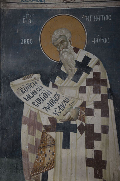 Служење литургије, детаљ