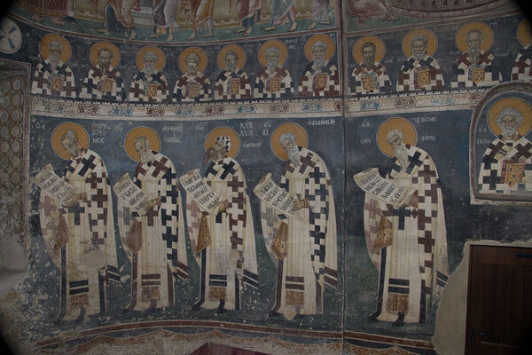 Служење литургије, детаљ