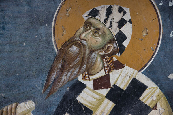 Служење литургије, детаљ
