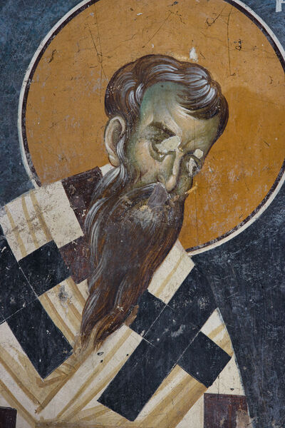 Служење литургије, детаљ