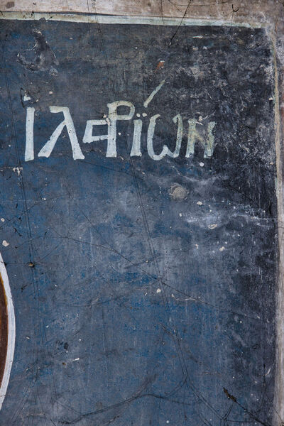 Св. Иларион, детаљ