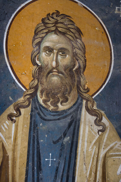 Св. Алексије Божји човек, детаљ