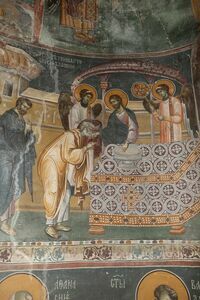 The Bread Communion, detail