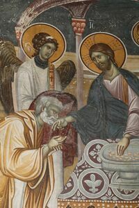 The Bread Communion, detail