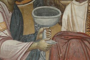 The Wine Communion, detail