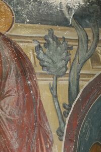 The Annunciation to Anne, detail