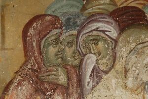The Dormition of the Mother of God, detail