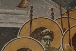 The Dormition of the Mother of God, detail