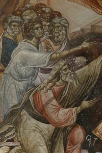 The Descent into Hades, detail