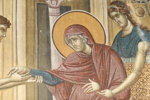 Nativity of the Mother of God, detail